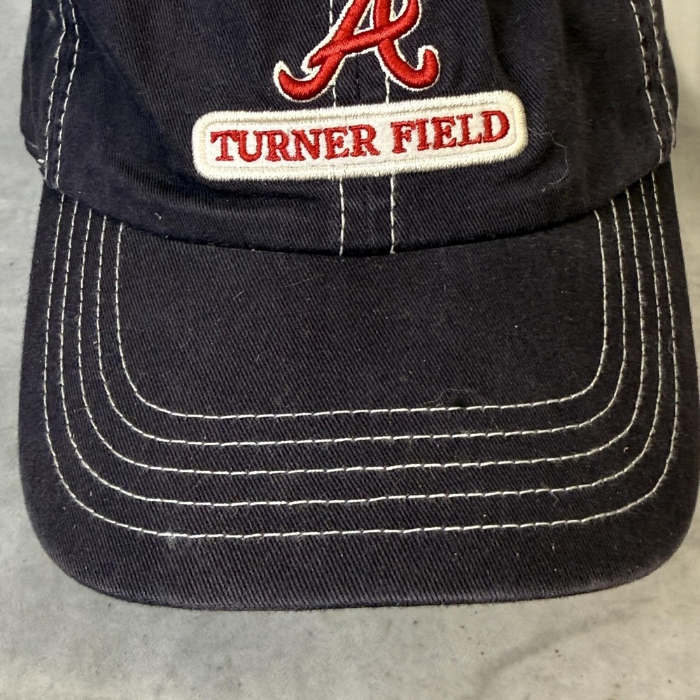 Atlanta Braves‎ Hat Cap Strap Back Mens One Size Turner Field MLB Baseball - Picture 3 of 13
